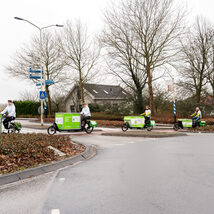 fietskoerier parade